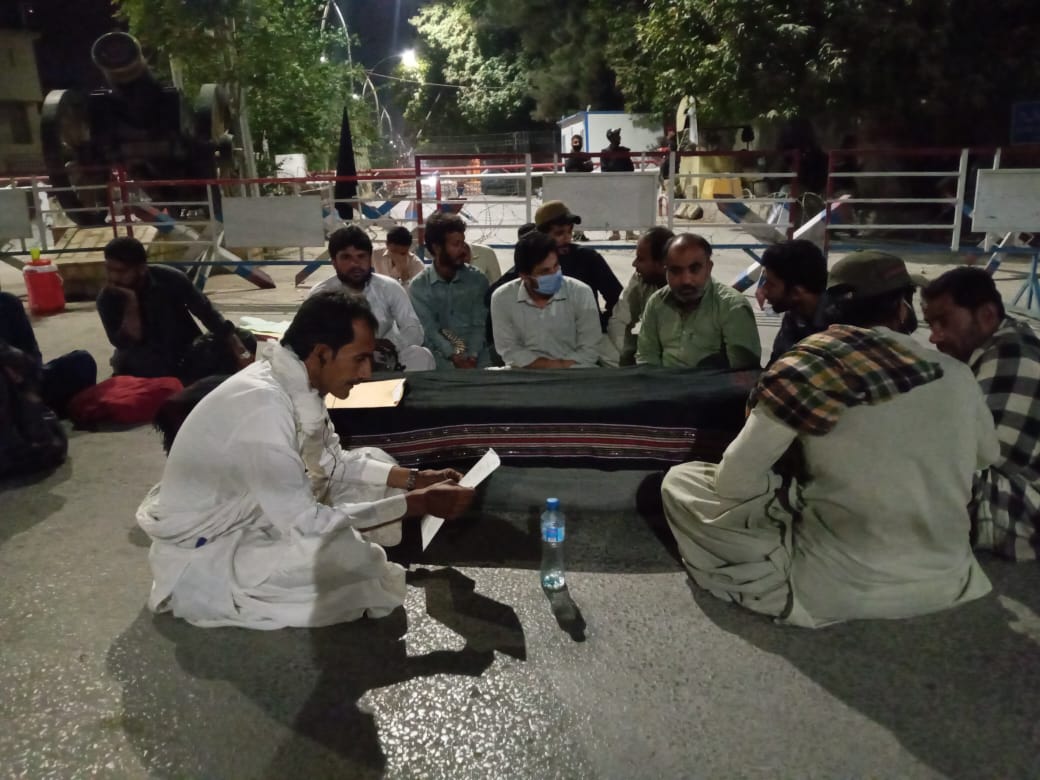 Protest against murder of Rameez Khalil in Quetta