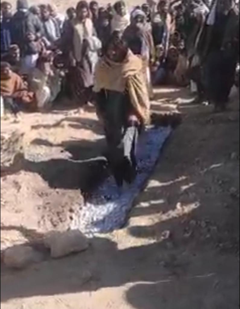 Alleged criminals forced to walk on fire to prove innocent in Balochistan