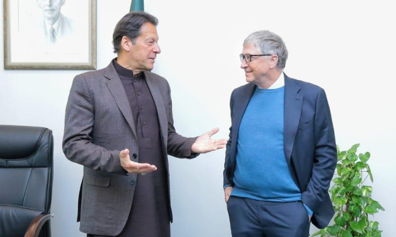 Bill Gates arrives in Islamabad, meets Prime Minister Imran Khan