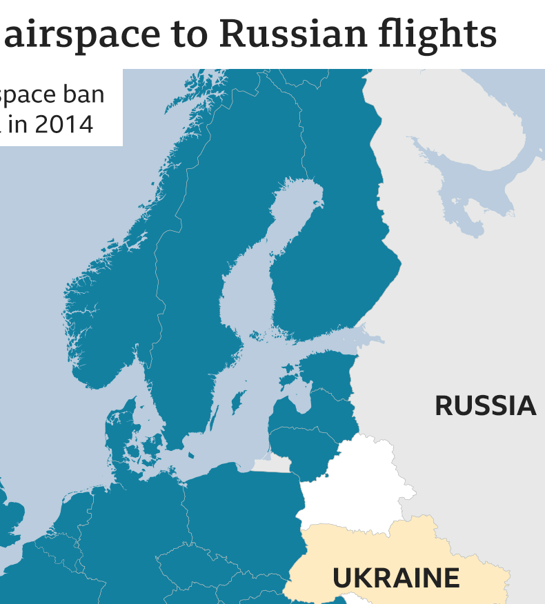 European Union shuts airspace to Russian planes