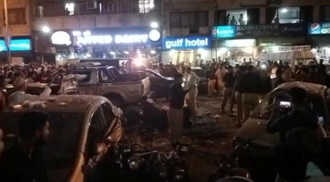 Blast in Sadar area of Karachi kills one, injured over a dozen