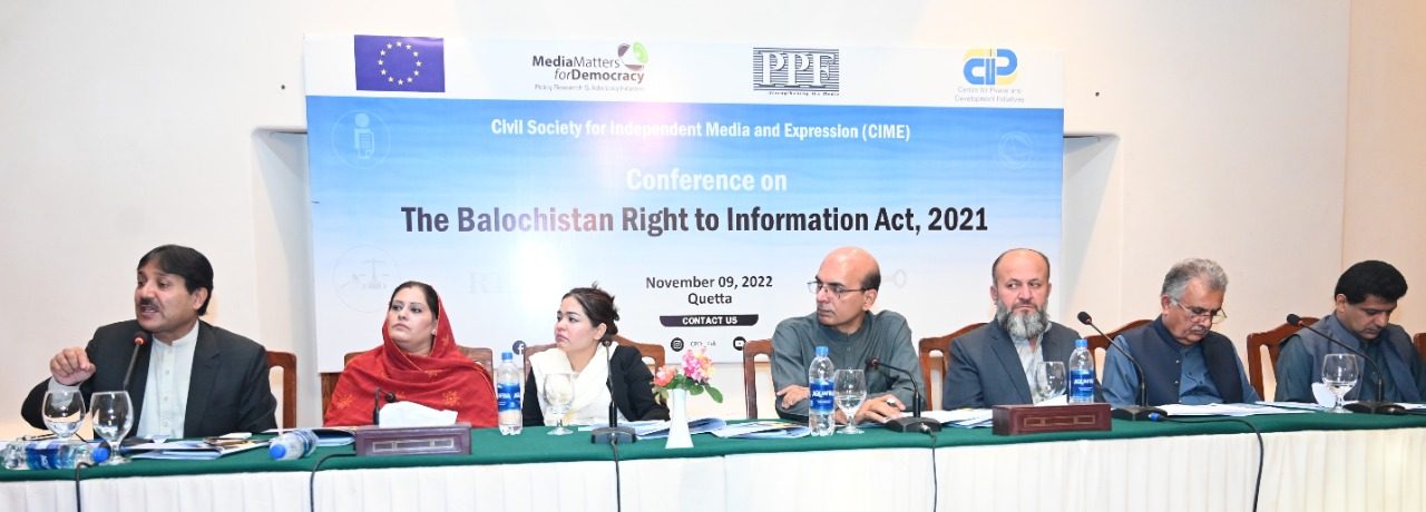 Balochistan government urged to form information commission