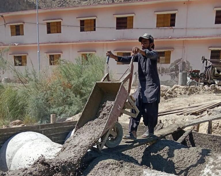 Reconstruction work on Hinglaj Mata temple in full swing